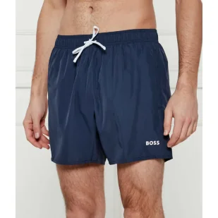 BOSS BLACK Szorty kąpielowe + ręcznik + plecak Beach Set Regular Fit - Kąpielówki męskie - miniaturka - grafika 1