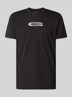 Koszulki męskie - T-shirt z nadrukiem z logo - miniaturka - grafika 1