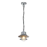 Lampy ogrodowe - Copenhagen latarnia wisząca srebrna COPENHAGEN8-SIL Elstead Lighting - miniaturka - grafika 1