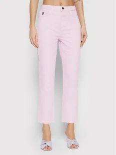 Desigual Jeansy Lena 22SWDD52 Fioletowy Straight Fit - Spodnie damskie - miniaturka - grafika 1