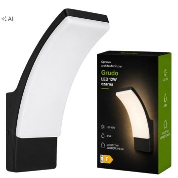 Kinkiet zewnętrzny Led 12W lampa ogrodowa elewacyjna ścienna