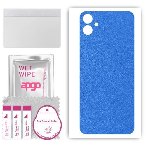 folia naklejka skórka strukturalna na TYŁ do Samsung Galaxy F14 - Niebieski Pastel Matowy - apgo SKINS