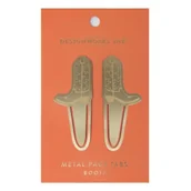 Zakładki do książek - Zakładki do książek metalowe Boots 2szt - Designworks Ink - miniaturka - grafika 1
