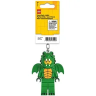 Breloki - Brelok LEGO Classic Zielony Smok LGL-KE224H z latarką - miniaturka - grafika 1