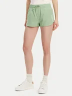 Spodnie sportowe damskie - Roxy Szorty materiałowe ERJBS03298 Zielony Regular Fit - miniaturka - grafika 1