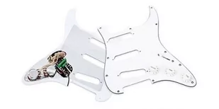 Seymour Duncan Seymour Duncan BYOP Pickguard do gitary elektrycznej typu strat wstępnie odrutowany bez przetworników, biały - Inne akcesoria gitarowe - miniaturka - grafika 1