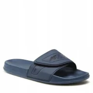 Klapki i japonki męskie - Klapki 4F Męskie Basen Lato Sport LIM091 Sportowe Granat r. 42 - miniaturka - grafika 1