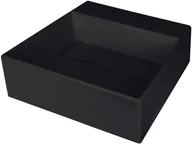 Umywalki - Deante Umywalka granitowa nablatowa Correo czarna nero CQR_NU4M - miniaturka - grafika 1