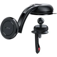 Uchwyty samochodowe do telefonów - Acefast magnetyczny samochodowy uchwyt do telefonu na kokpit i kratkę wentylacji czarny (D7 black) - miniaturka - grafika 1