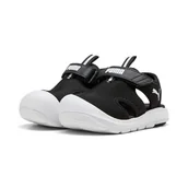 Buty dla chłopców - PUMA Unisex Baby Fun Racer Sandał V Inf Slide, Czarna puma, biała puma, 23 EU - miniaturka - grafika 1