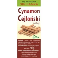 Przyprawy i zioła sypkie - Flos CYNAMON CEJLOŃSKI MIELONY 50G - miniaturka - grafika 1