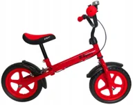 Rowerki biegowe - Rowerek biegowy R9 czerwony R-Sport 12'' hamulec, dzwonek - miniaturka - grafika 1