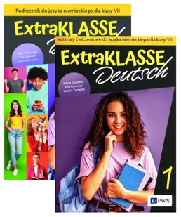 Pakiet Extraklasse. Deutsche 1. Podręcznik z zeszytem ćwiczeń do szkoły podstawowej dla klasy Vii - Ewa Krawczyk, Lucyna Zastąpiło, Marta - Książki do nauki języka niemieckiego - miniaturka - grafika 1