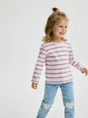 Bluzki dla niemowląt - Reserved - Bluzka w paski - złamana biel - miniaturka - grafika 1