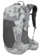 Plecaki - Plecak damski trekkingowy Jack Wolfskin Crosstrail 22 ST - silver all over - miniaturka - grafika 1