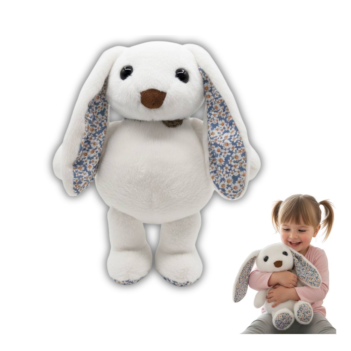 Królik Pluszowy Maskotka Króliczek Przytulanka Miękki Pluszak dla Dzieci