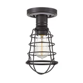 Lampy sufitowe - Mixon lampa sufitowa ciemny brąz loft QZ-MIXON-SF-PN Quoizel - miniaturka - grafika 1