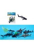 Figurki dla dzieci - zwierzęta morskie rekiny 6szt - miniaturka - grafika 1