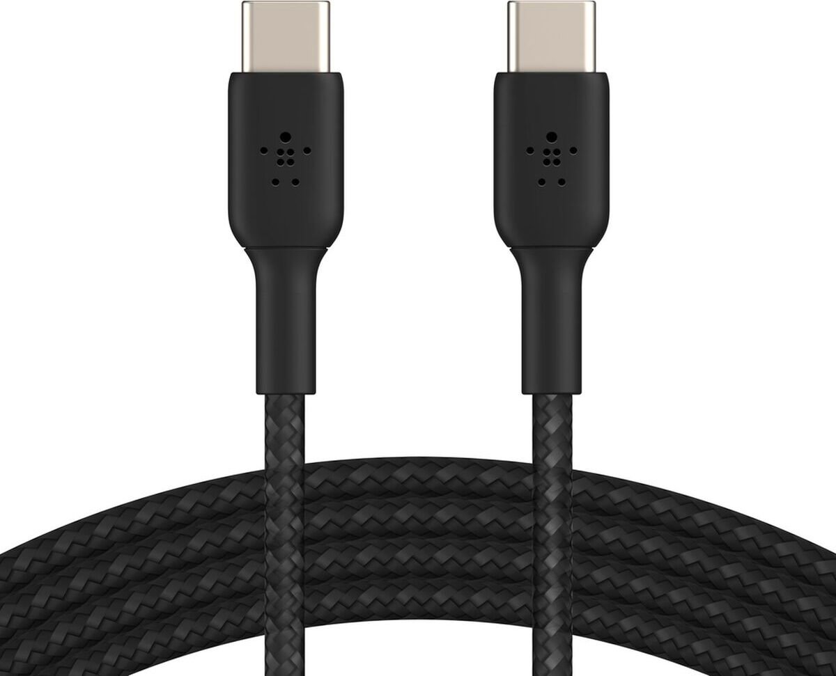 Belkin Kabel USB C na USB C 60W oplot, czarny 2m