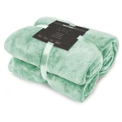 Koce - Jasnozielony koc DecoKing Mic, 220x200 cm - miniaturka - grafika 1