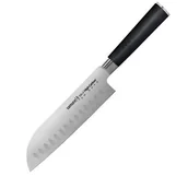 Noże kuchenne - Samura Samura MO-V nóż Santoku hollow ground 7.0"/18 SM-0094 - miniaturka - grafika 1