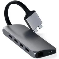 Części i akcesoria do laptopów - SATECHI SATECHI Type-C Dual Multimedia Adapter ST-TCDMMAM Space Gray ST-TCDMMAM - miniaturka - grafika 1