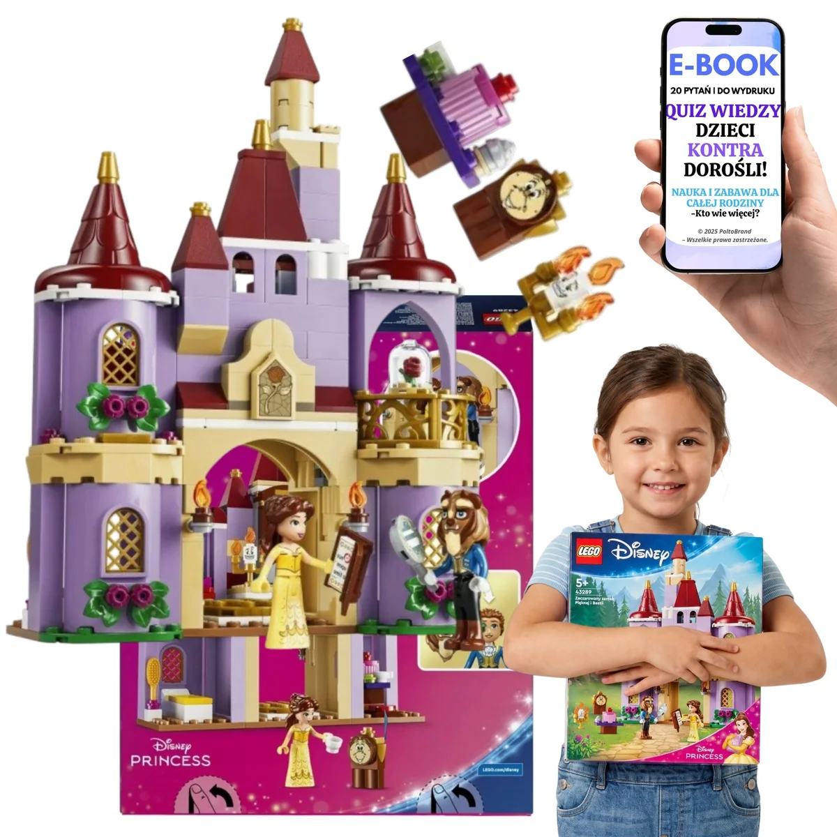LEGO Disney Princess Zamek Bella Bestia 254el 43289