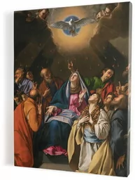 Zesłanie Ducha Świętego, obraz na płótnie canvas - Ikony i obrazy sakralne - miniaturka - grafika 1