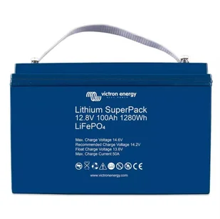 Akumulator Victron Energy LiFePO4 Superpack 100Ah 12V BMS - Ładowarki i akumulatory - miniaturka - grafika 1