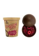 Bombonierki i czekoladki - Czekoladowa bomba mleczna z malinami - gorąca czekolada z kubkiem prezent na wielkanoc - miniaturka - grafika 1