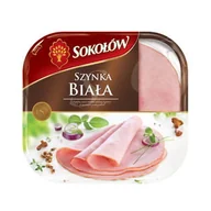Pasztet i przetwory mięsne - Szynka biała plastry 148 g Sokołów - miniaturka - grafika 1