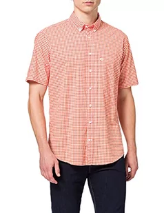 Camel Active Koszula Męska 4092175S5255, Pomarańczowy, M - Koszule męskie - miniaturka - grafika 1