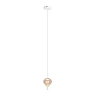 Lampy sufitowe - MAXLIGHT P0575 LAMPA WISZĄCA PALLONCINI 1 AMBER GLASS - miniaturka - grafika 1