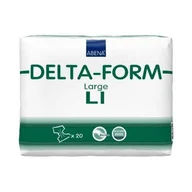 Pieluchy dla dorosłych - ABENA DELTA-FORM Large L1 Pieluchomajtki dla dorosłych, 20szt. - miniaturka - grafika 1