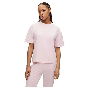 BOSS Damska koszulka Shuffle Loungewear, Light/Pastel Pink686, M - Koszulki i topy damskie - miniaturka - grafika 1