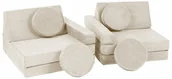 Fotele i pufy dla dzieci - wielofunkcyjna sofa modułowa dla dziecka dziecięca sofa piankowa klocki pia - miniaturka - grafika 1