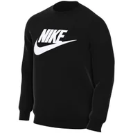 Bluzy męskie - Nike Sportswear bluza męska czarna ocieplana DQ4912-010 L - miniaturka - grafika 1