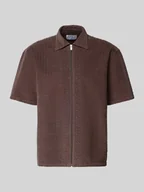 Koszule męskie - Koszula casualowa o kroju regular fit z fakturowanym wzorem - miniaturka - grafika 1