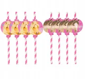 Słomki do napojów - Słomki Papierowe Konie Koń 8 sztuk - miniaturka - grafika 1