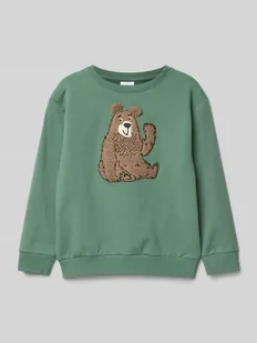 Bluza z detalem z motywem - Swetry dla chłopców - miniaturka - grafika 1