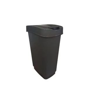 Kosz uchylny Domino 50 l grafitowy - Kosze na śmieci - miniaturka - grafika 1