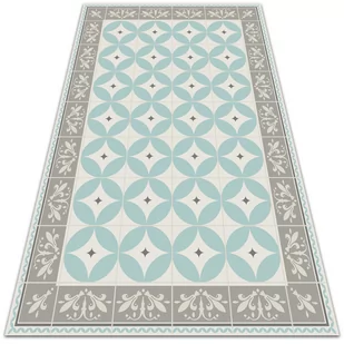 Modny winylowy dywan Kafelki i koła 150x225 cm - Dywany - miniaturka - grafika 1