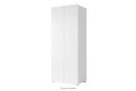 Wieszaki i stojaki - Biała szafa do pokoju na nóżkach połysk PAVO - miniaturka - grafika 1