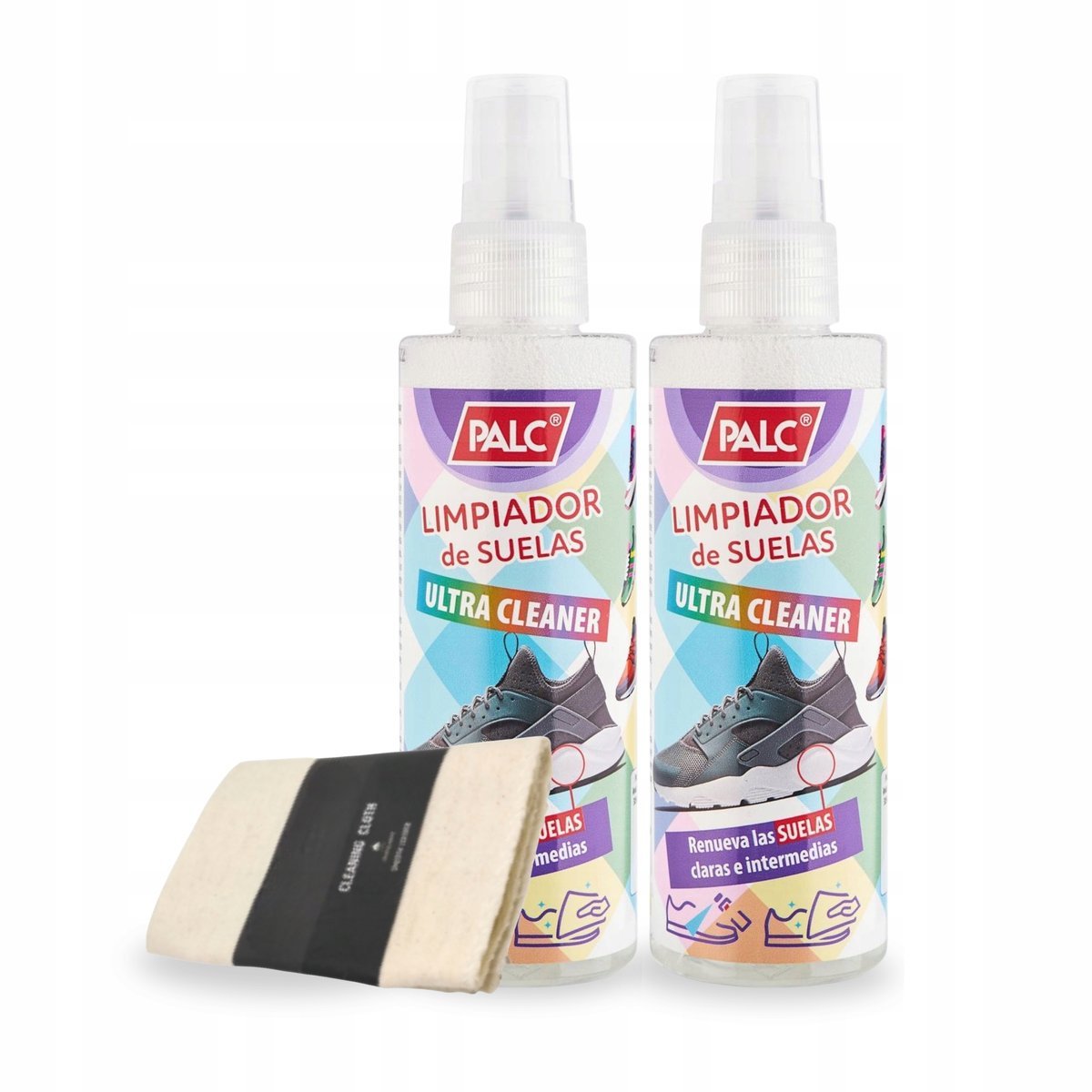 Preparat do Czyszczenia Cleaner x2 i Szmatka Bawełniana Palc Zestaw 3w1