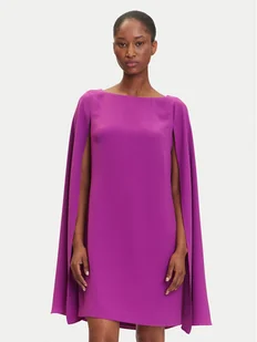 LAUREN RALPH LAUREN Sukienka koktajlowa 2,53855E+11 Fioletowy Slim Fit - Sukienki - miniaturka - grafika 1