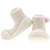 Skarpetki dla dzieci - Lekkie I Elastyczne Buciki Attipas® Shooting Star Cream 13,5 Cm / 22,5 Antypoślizgowe - miniaturka - grafika 1