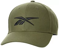 Czapki damskie - Reebok United by Fitness czapka z daszkiem, Zielony wojskowy, M - miniaturka - grafika 1