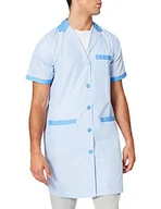 Płaszcze męskie - MISEMIYA - Work LAB płaszcz męski klapa kołnierz długie rękawy jednolite klinika czyszczenie szpitala weterynaryjne sanitarne HOSTERLY Ref: 816, Błękitne niebo, XS - miniaturka - grafika 1