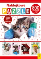 Kolorowanki, wyklejanki - Psiaki, kociaki i inne zwierzaki. Naklejkowe puzzle - miniaturka - grafika 1