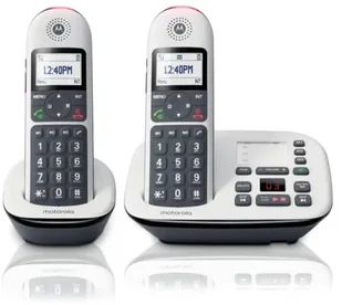 Motorola CD5012 DUO white - Telefony stacjonarne - miniaturka - grafika 1